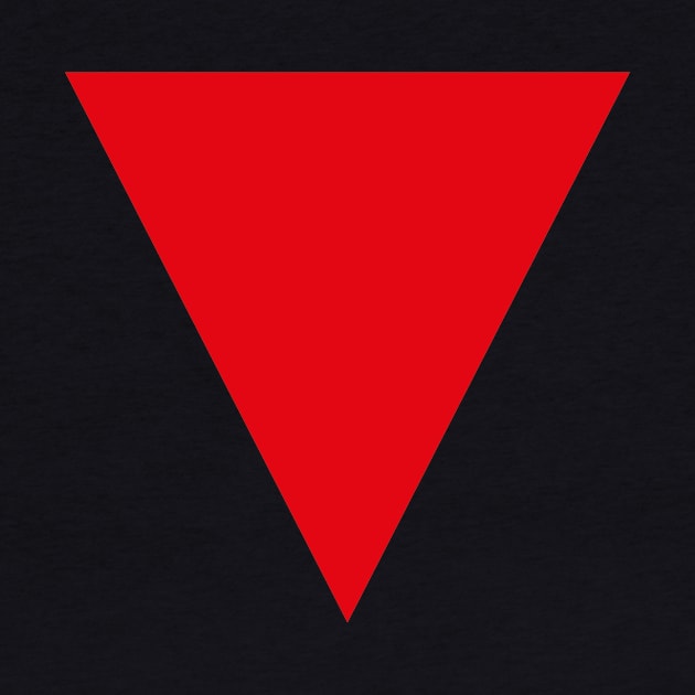 Red triangle by l designs